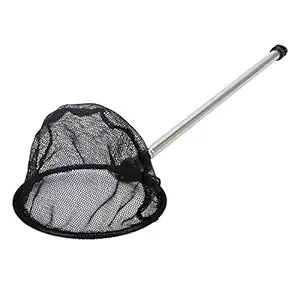 Pawfly 3.5 Inch Telescopic Aquarium Fish Net Fine Mesh Small Round Net with Extendable 9-24 inch Long Handle