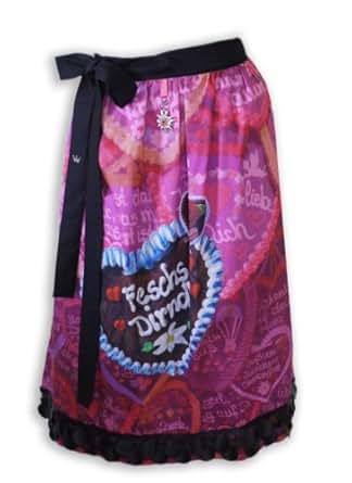 Schürzenliesl, Designer Dirndl Schürze Lebkuchen, Strass