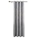 Produktbild WOLTU VH5883dg, Vorhang Gardinen Blickdicht mit Ösen, 270g/m2 Schwere Verdunkelungsvorhang Thermovorhang Damast Optik für Wohnzimmer Schlafzimmer Küche, 135x245 cm Grau (leicht Silber), (1 Stück)
