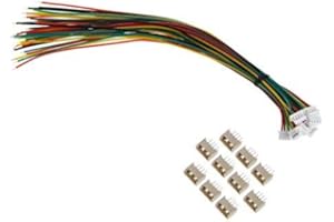 guangzhou Mini Micro 1.25 mm Jst T-1 connecteur à 4 Broches avec Fil X 10 Jeux de fiche de câble Vert + Rouge + + Jaune