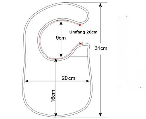 JT-Amigo 4er Set Baby Jungen Lätzchen, Baumwolle, Wasserdicht, verschiedene Motive - 2