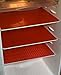 Kuber Industries™ Refrigerator Drawer Mat / Fridge Mat Set Of 6 Pcs (Red) RS.329.00