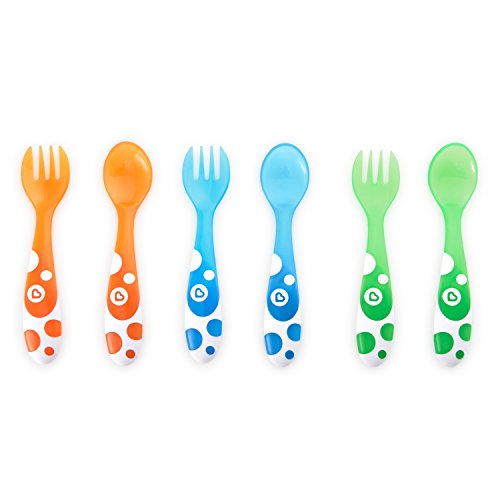 Munchkin Bunte Kleinkind Gabeln und Löffel, 6er Pack - 5