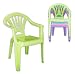 Produktbild 4er SET Kinderstuhl aus Kunststoff in 4 Farben "Funky Colours"
