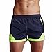 Produktbild URSING Herren Badeshorts Beachshorts Boardshorts Kurze Badehose Schnell Trockend Boardshorts Schwimmshorts Schwimmen Trunks Wasserhose Sommer Shorts für Strand Surfen Laufen Wassersport (M, Marine)