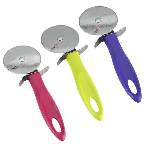 Metaltex 247959125 Pizzaschneider „Kristall“ aus Edelstahl/ABS, bambus-grün, 21 x 5 x 5 cm - 2