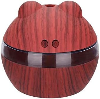 SCZLSYL Wood grain ball USB mini humidifier office car home with LED lights air purifier , deep wood