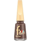 Flormar Vintage Brown Y&uuml;ksek Pigmentli Parlak Bitişli Oje 573