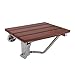 Produktbild FSHOU Teak Badezimmer Faltdusche Sitz Wand montiert, 15 '* 12', 350 lb Last, Dark Brown