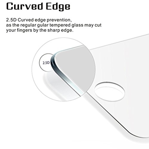 bdeals 1 Pack Glas Schutzfolie Displayschutzfolie Anti-Kratz Panzerglasfolie für Nubia Z11 Mini - 3