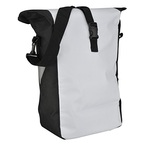 Fischer Gepäckträger Tasche, Weiß, 4 x 32 x 41 cm, 18 Liter - 2