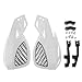 Generic 2X 7/8" ATV Handguards Hand Guard Protectors for Motorcycle Motorbike - white RS.520.00