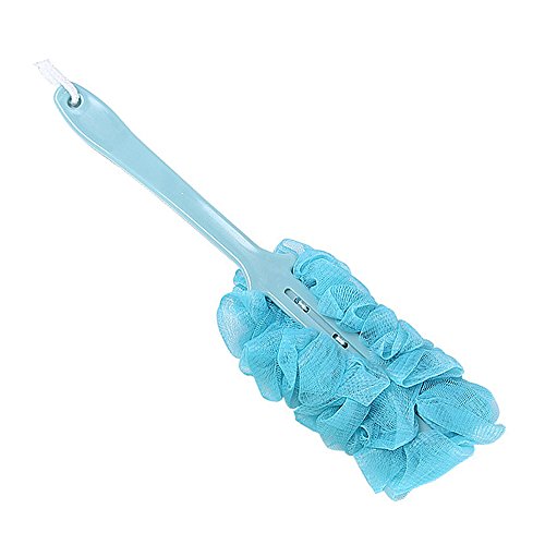 Cepillo de mango largo de ducha esponja, vinmas Nylon Mesh Scrubber Cuerpo Espalda lavado baño accesorios