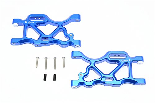 ARRMA-1/10 SENTON 6S BLX SHORT COURSE ALUMINUM REAR LOWER ARMS -8PC SET (blue)