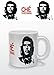 Produktbild Set: Ernesto Ché Guevara, Portrait, Korda Foto-Tasse Kaffeetasse (9x8 cm) Inklusive 1x 1art1® Überraschungs-Sticker