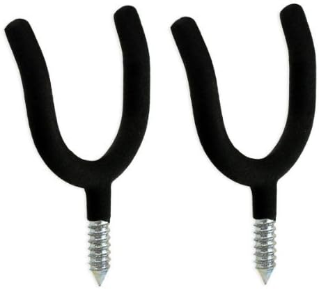 2pc Heavy-Duty Jumbo Tool Holder U-Hooks for Garden Tools, Shovels, Rakes by Industrial Tools