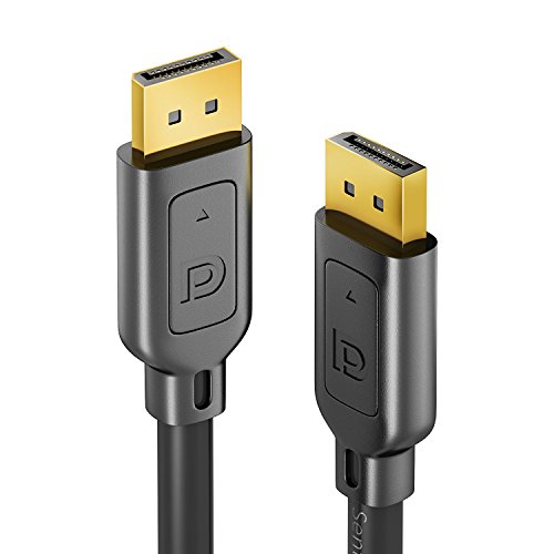 Sentivus 10m DisplayPort Kabel | Ultra HD (4k) | HDCP | DP Stecker auf DP Stecker | geschirmt | vergoldet | max. Auflösung 4096 x 2560 – perfekt für PC / Apple / Monitor / Beamer – schwarz - 7