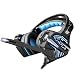 Produktbild Mvlike E-Sport-Vibration Kopfhörer, USB-Kanal-3D-Spiel Soundeffekte 50 mm große Lautsprecher, LED-Blendung, Computer-Headset mit Mikrofon Bass (Farbe : Blau, Design : USB7.1 Channel)
