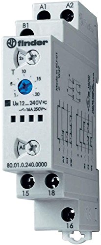 Finder serie 80 - Temporizador modular multifunción ai-di-sw-be-ce-de