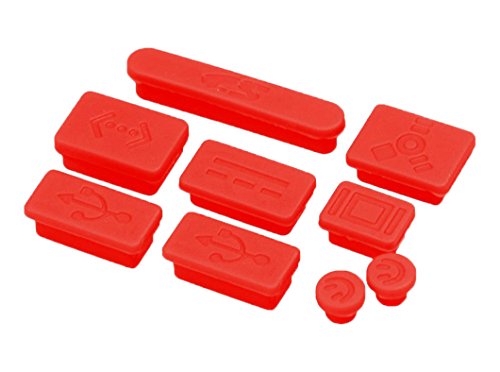Clublaptop Apple Macbook Air 13 13.3 Inch Anti Dust Port Plugs Cover (Red, Set Of 12) RS.110 (82.00% Off) - Amazon
