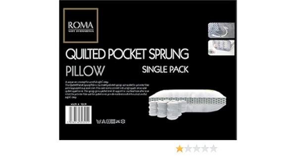 roma sprung pillows