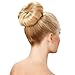 Hair-so? Massive 6 Inches Wide Big Hair Bun Extra Large Hair Doughnut Donut Bridal Wedding Hollywood Hair Style Bun Ring - Choose Colour- Brown, Black or Blonde (Blonde)