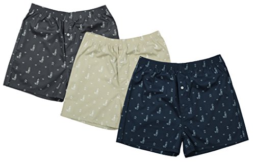 The Cotton Company Mens Cotton Printed Boxer Shorts - Pack of 3 RS.599 (60.00% Off) - Amazon