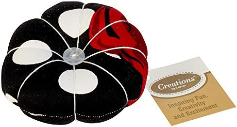 Creations 5 X 10 X 10 cm "Red Rose" Pin Cushion, Multi-Colour