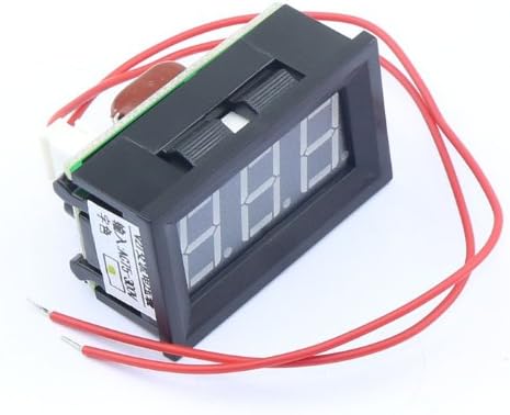 DROK® Digital Voltmeter AC 220/240V Voltage Tester Green LED Display Panel Car Volt Gauge High-Accuracy Automotive Volt Detector Range from AC 75V to 300V