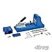 Produktbild Kreg Jig ®, K4, abnehmbare Guide benchtop für Bohrer und mobilen Einsatz, 3,2 mm (1/20.32 cm) für zusätzlichen Funktionen Materialien von 38,1 bis 12,7 mm/1 (5.08 cm bis 1-1 (5.08 cm) ist die Wandhalterung WH-234 gehärtetem Stahl Bohrer Guide 3-Bohrer mit spacing. inkl. ® Kreg Jig, Stufenbohrer, Abstandshalter Block, 152 mm (15.24 cm) quadratisch, Driver, Starter, Schraubensatz Starter Stecker, SkillBuilderTM DVD Quick Start Guide, und Tasche.