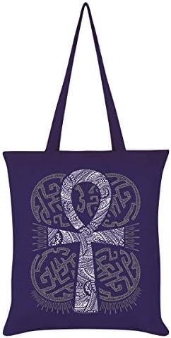 Unorthodox Ankh Tote Bag Purple