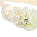 Baby Girl Flower Headband Hair Band Photography Headwear (Ivory)