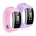 Produktbild kwmobile Huawei Band 2 / Band 2 Pro Armband - 2X Silikon Fitnesstracker Sportarmband für Huawei Band 2 / Band 2 Pro