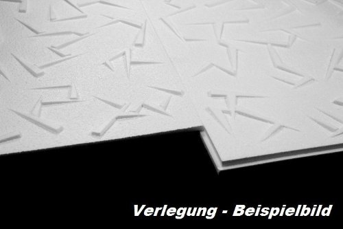 10 m2 Deckenplatten Styroporplatten Stuck Decke Dekor Platten 50x50cm, ZIMA - 5