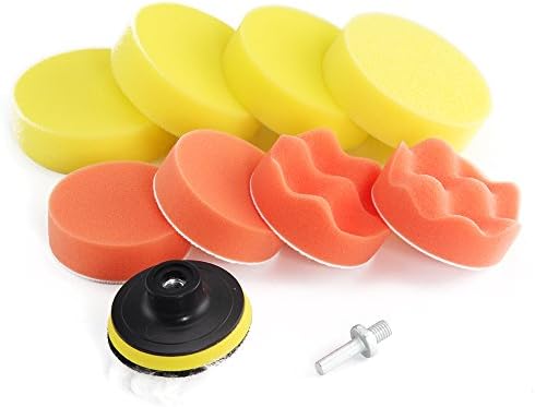 Iware 10Pcs Polishing Buffing Pad Mop Wheel Drill Kit for Manifold Aluminum Stainless