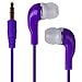 Produktbild N4U Online - Sony Xperia Z Ultra Base MP3 3.5mm mm Stecker In-Ear Stecker Ohrhörer Kopfhörer - lila
