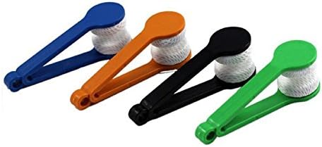Newwestocean 5 Pcs Mini Eyeglass Microfiber Cleaner, Soft Brush Cleaning Tool for Sun Glasses