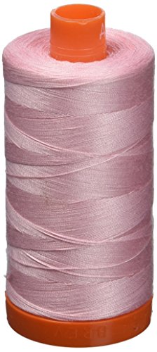 AURIFIL USA 1,422yd-Baby Aurifil Mako Cotton Thread Solid 50wt 1422yds, Baby Pink