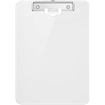 Portablocco A5 Pieghevole Hnogri - Con Clip Metallica E Vano Portaoggetti, Multiuso - Foto 3