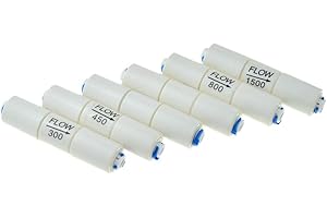 NO LOGO 1pc 300CC 450CC 800CC 1500CC RO Système de débit d'eau des eaux usées Regulater restricteur 1/4 (Taille : 450CC)