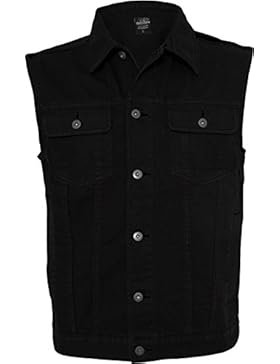 Ärmellose Herren Jeans Weste (Denim stonewashed)