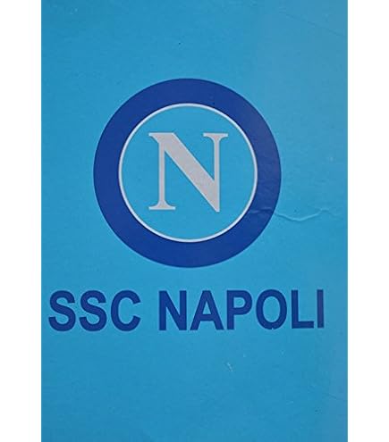 Plaid SSC Napoli Officiel - Couverture Douce 150x210 Cm, Logo Club, Bleu Clair, Canapé Et Lit