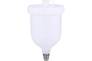 ARTILLERY Pentola Per Pistola a Spruzzo, Vaso per pistola a spruzzo da 600 ml, tazza per vernice in plastica con alimentazione a gravità, tazza per pistola a spruzzo, per D-evilbiss GTI/T-EKNA Pro Pri FLG