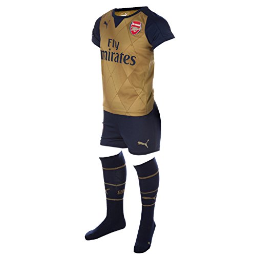 Boys Puma Infants Arsenal FC Alternate Replica Kit in Gold - 1-2