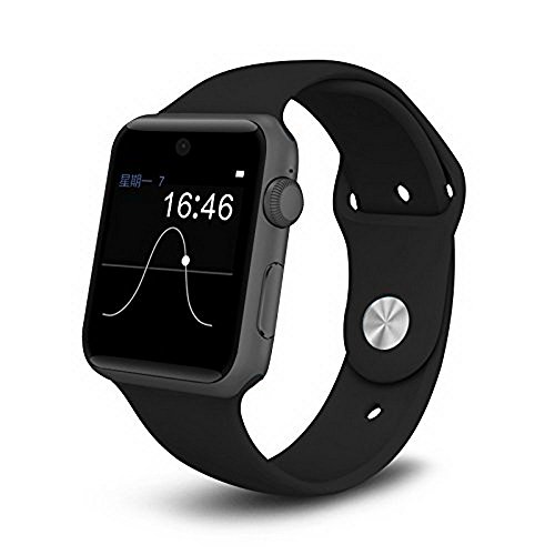 Smartwatch economici: quali comprare 9 Orologio intelligente, SW25 Stoga Smart Watch con supporto SIM card smartphone, Fitness Tracker, Bluetooth e compatibile con IOS Phone smartphone Android, Samsung, HTC, Sony, Huawei-nero