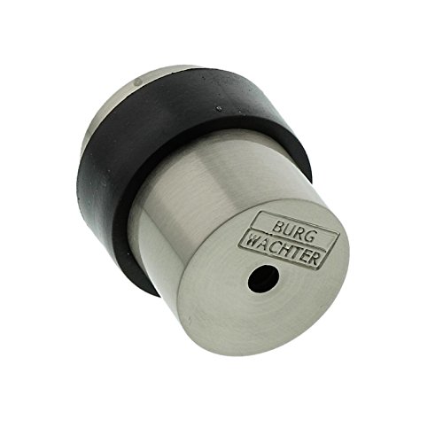 BURG-WÄCHTER Wand- und Boden-Türstopper, Höhe: 44 mm, Durchmesser: 30 mm, Inkl. Befestigungsmaterial, TSB 2230 Ni SB, Edelstahl-Optik - 2