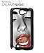Produktbild Sexy Red Lips Lesbian Girl Naked Kiss Funny Hipster Swag Mobile Phone Case Back Cover Hülle Weiß Schwarz for Samsung Note 2 White