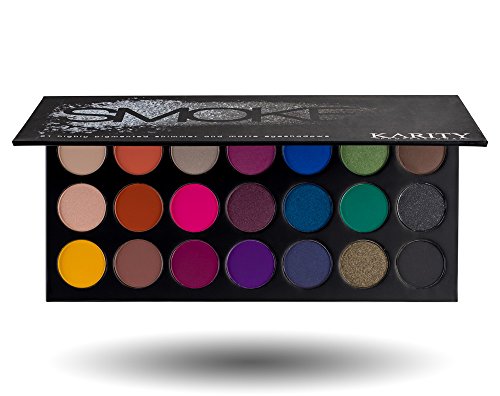 21 Highly Pigmented Professional Eyeshadow Palette Eye Shadow Makeup Kit Set Pro Palette High-end Formula (Smokey)