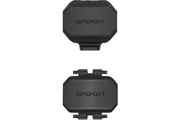 iGPSPORT CAD70 Capteur de Cadence/SPD70 Capteur de Vitesse, Compteur de Cadence Étanche IPX7 avec Double Module BLE5.0/Ant+ et Autonomie de 300 Heures pour Ordinateur de Vélo