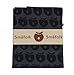 Smafolk Duvet Cover & Pillowcase Set with Apple Print (Grey, One Size)